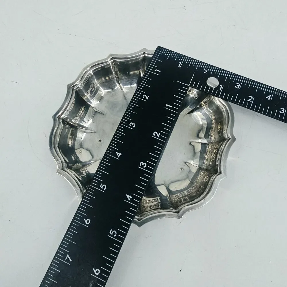 Vintage International Silver Company Chippendale Candy / Nut Dish Silverplate